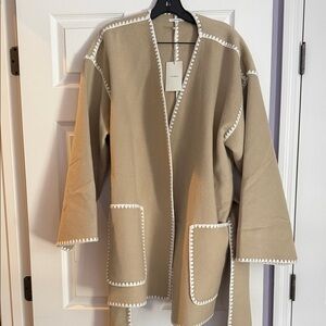 NWT Tularosa Gia Jacket w/ detachable waist-tie-scarf